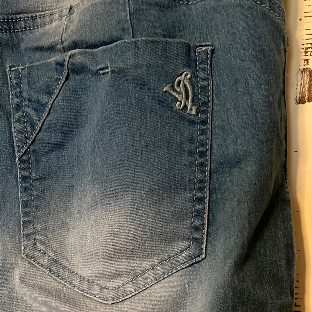 VIP Blue Jeggings with Stretch and Tapered Fit - Picture 7 of 8